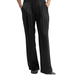 Saint + Sofia Women’s US6 (29/33) Rowan Navy Wide‎ Leg Pull-On Pants